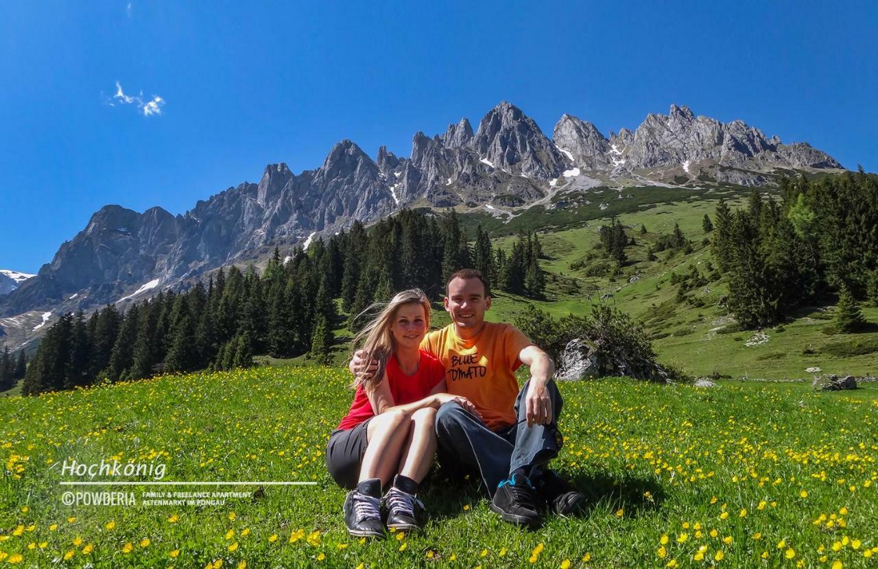 Powderia Family & Freelance Apartment In The Centre Of Ski Amade アルテンマルクト・イム・ポンガウ エクステリア 写真