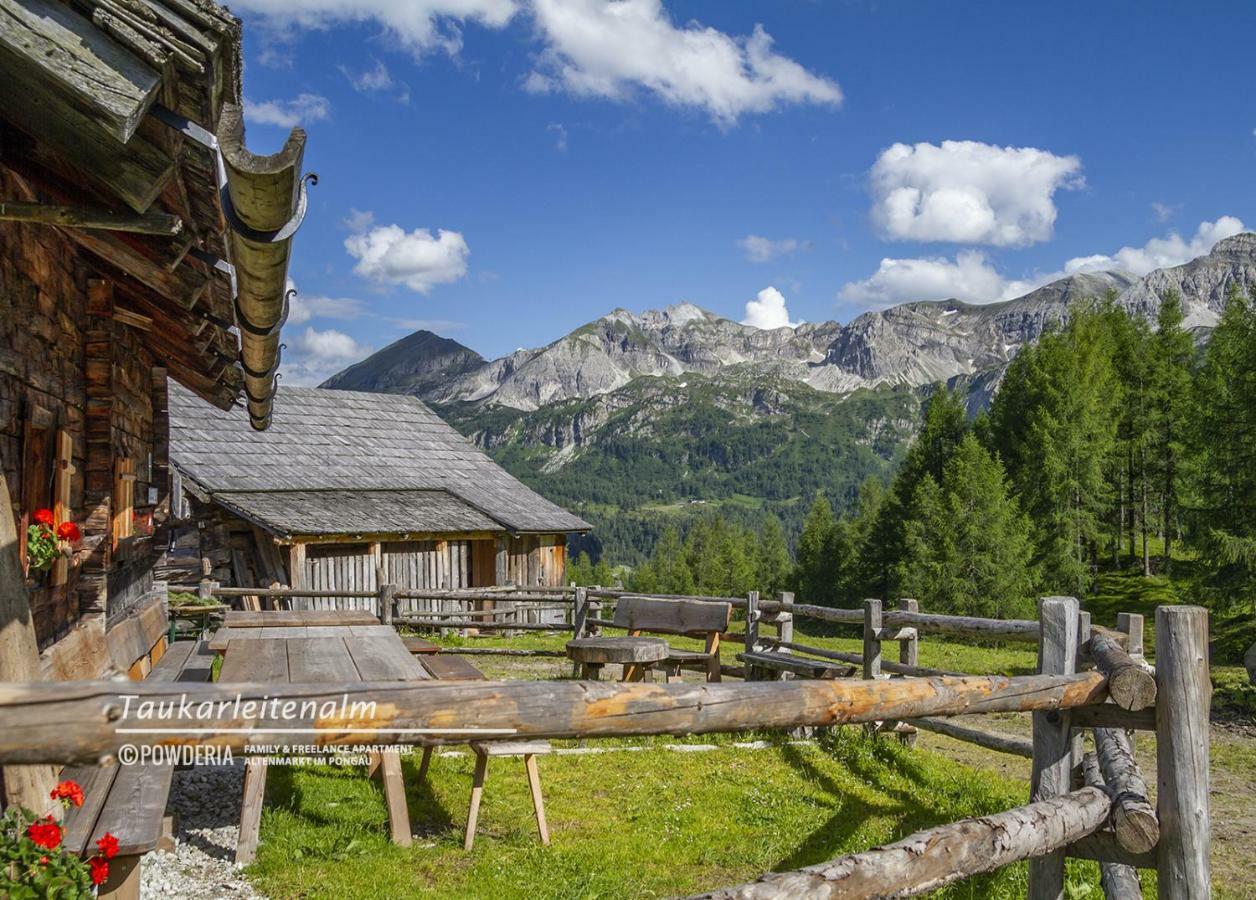 Powderia Family & Freelance Apartment In The Centre Of Ski Amade アルテンマルクト・イム・ポンガウ エクステリア 写真