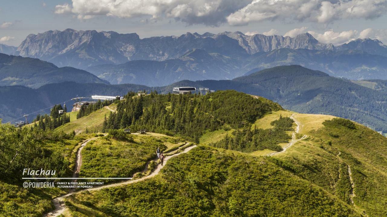 Powderia Family & Freelance Apartment In The Centre Of Ski Amade アルテンマルクト・イム・ポンガウ エクステリア 写真