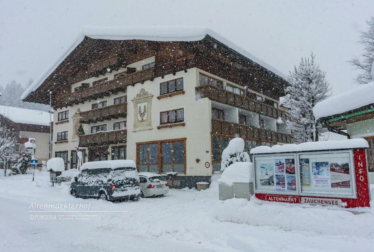 Powderia Family & Freelance Apartment In The Centre Of Ski Amade アルテンマルクト・イム・ポンガウ エクステリア 写真